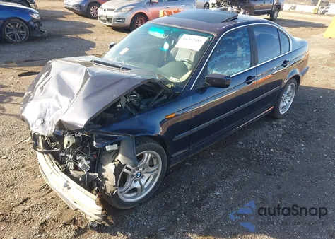 2002 BMW 330I z USA, uszkodzony, nr VIN WBAEV53402KM22129